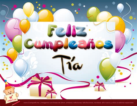 feliz cumpleaños a tia